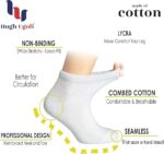 Women's Cotton Diabetic Ankle Socks - Image 4