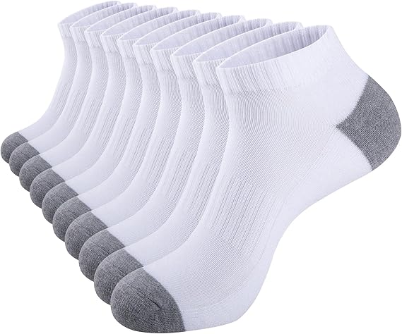 test-6 Classic White Low-Cut Socks - Image 1