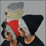 Unisex Acrylic Knit Long Beanie, Street Style, Multiple Colors,  (1 Dozen, 12 Pairs) - Image 2