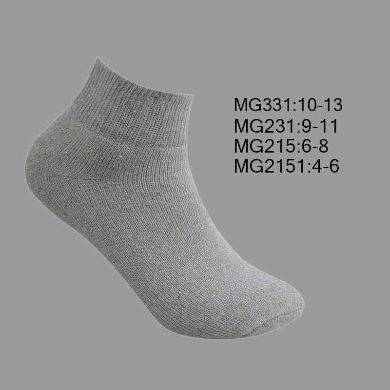 MG331.231.221.2151.2101 Men’s Cotton Crew Sports Socks, Solid Grey with Black USA Pattern, (1 Dozen, 12 Pairs) - Image 1