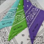 BANDANAS HANDKERCHIEF , Cotton Designed, MULTI COLOR , (1 Dozen, 12 pieces)