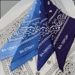 BANDANAS HANDKERCHIEF , Cotton Designed, MULTI COLOR , (1 Dozen, 12 pieces) - Image 3