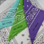 BANDANAS HANDKERCHIEF , Cotton Designed, MULTI COLOR , (1 Dozen, 12 pieces) - Image 2