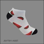 Women's Socks Spandex, Low Cut , Multi Color, Black H/T, Fruit Pattern, ASST ,(1 Dozen, 12 Pairs) - Image 8