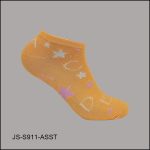 Women's Socks Spandex, Low Cut , multi Color, Letter and Star Pattern, ASST ,(1 Dozen, 12 Pairs) - Image 2