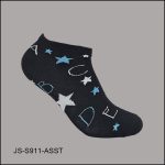 Women's Socks Spandex, Low Cut , multi Color, Letter and Star Pattern, ASST ,(1 Dozen, 12 Pairs) - Image 6
