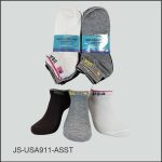 Women's Socks Spandex, Low Cut , Multi Color, USA, ASST ,(1 Dozen, 12 Pairs)