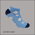 Women's Socks Spandex, Low Cut , multi Color, Flower Pattern, ASST ,(1 Dozen, 12 Pairs) - Image 2
