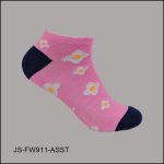 Women's Socks Spandex, Low Cut , multi Color, Flower Pattern, ASST ,(1 Dozen, 12 Pairs) - Image 4