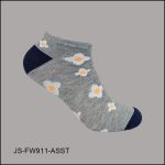 Women's Socks Spandex, Low Cut , multi Color, Flower Pattern, ASST ,(1 Dozen, 12 Pairs) - Image 5