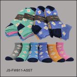 Women's Socks Spandex, Low Cut , multi Color, Flower Pattern, ASST ,(1 Dozen, 12 Pairs)