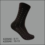 Men's Dress Socks, Crew, Assorted-6 Colors , (1 Dozen, 12 Pairs) - Image 3
