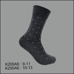 Men's Dress Socks, Crew, Assorted-6 Colors , (1 Dozen, 12 Pairs) - Image 4