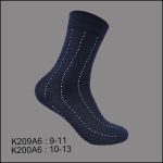 Men's Dress Socks, Crew, Assorted-6 Colors , (1 Dozen, 12 Pairs) - Image 7