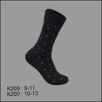 Men's Dress Socks, Crew, Assorted Color , (1 Dozen, 12 Pairs) - Image 2
