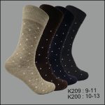 Men's Dress Socks, Crew, Assorted Color , (1 Dozen, 12 Pairs) - Image 3