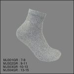 Diabetic Socks, Ankle , Solid Grey , (1 Dozen, 12 Pairs) - Image 3