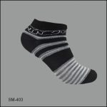 Men's Socks Spandex, Low Cut , Multi Color, White Stripes Pattern, ASST ,(1 Dozen, 12 Pairs) - Image 4