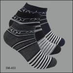 Men's Socks Spandex, Low Cut , Multi Color, White Stripes Pattern, ASST ,(1 Dozen, 12 Pairs)