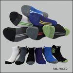 Unisex Comfortable Socks Spandex, Low Cut , Multi Color, Multi Color H/T, EZ Letter Pattern, ASST ,(1 Dozen, 12 Pairs) - Image 8
