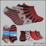 All Age, Stretch fit, Spandex Socks, Low Cut , Multi Color, Multi Pattern, ASST ,(1 Dozen, 12 Pairs)