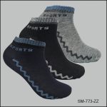 Stretch fit Spandex Socks, Low Cut , Multi Color, Z Pattern, ASST ,(1 Dozen, 12 Pairs)