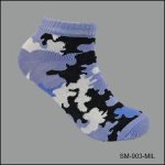 Comfortable Spandex Socks, Low Cut , Multi Color, Military Pattern, ASST ,(1 Dozen, 12 Pairs) - Image 3