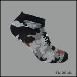 Comfortable Spandex Socks, Low Cut , Multi Color, Military Pattern, ASST ,(1 Dozen, 12 Pairs) - Image 5
