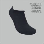 Unisex, All Age, Spandex Socks, Low Cut , Solid Black , (1 Dozen, 12 Pairs) - Image 2