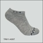 Women's Socks Spandex, Low Cut , Multi Color, USA/Stripe, ASST ,(1 Dozen, 12 Pairs) - Image 3