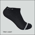 Women's Socks Spandex, Low Cut , Multi Color, USA/Stripe, ASST ,(1 Dozen, 12 Pairs) - Image 5
