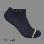Women's Socks Spandex, Low Cut , Multi Color, USA/Stripe, ASST ,(1 Dozen, 12 Pairs) - Image 7