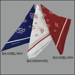 BANDANAS HANDKERCHIEF , Cotton 100 LOGO Designed, MULTI COLOR , (1 Dozen, 12 pieces) - Image 3