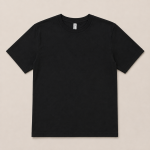Men’s Basic Short Sleeve Crew Neck T-Shirt – Black - Image 2