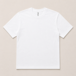 Men’s Basic Short Sleeve Crew Neck T-Shirt – White - Image 2