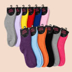 Women’s Cozy Fuzzy Socks – Asst. Solid Colors